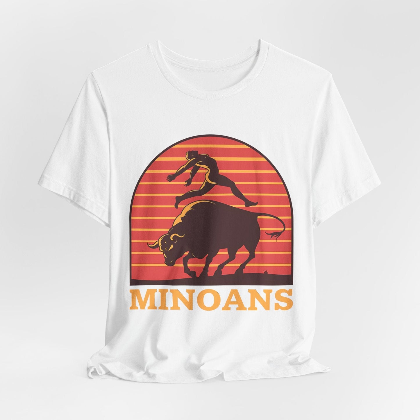 White / S Minoans Bull Leaping T-Shirt