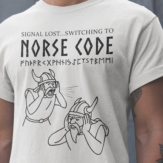 White / S Norse Code T-Shirt