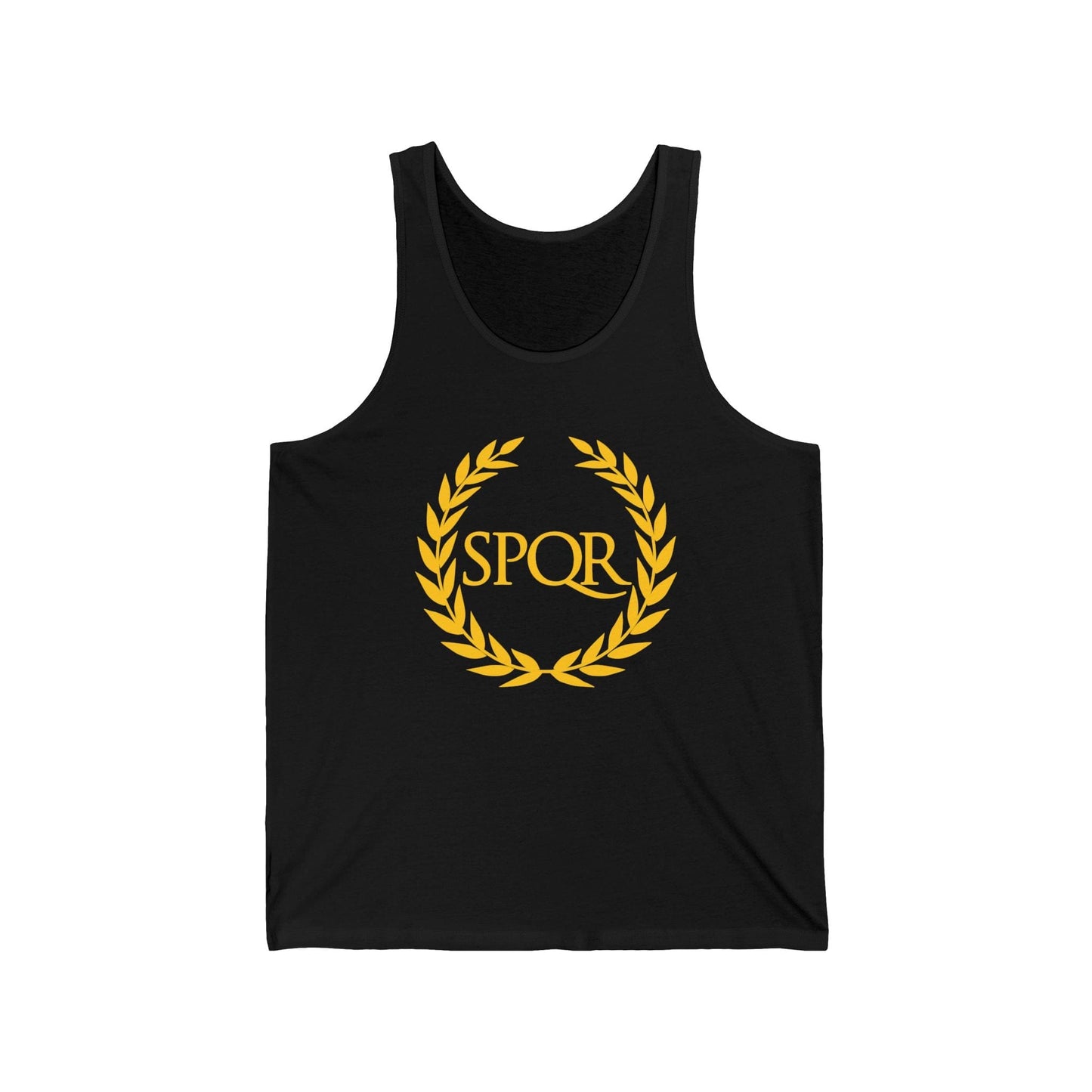 XS / Black SPQR Ancient Rome Tank Top