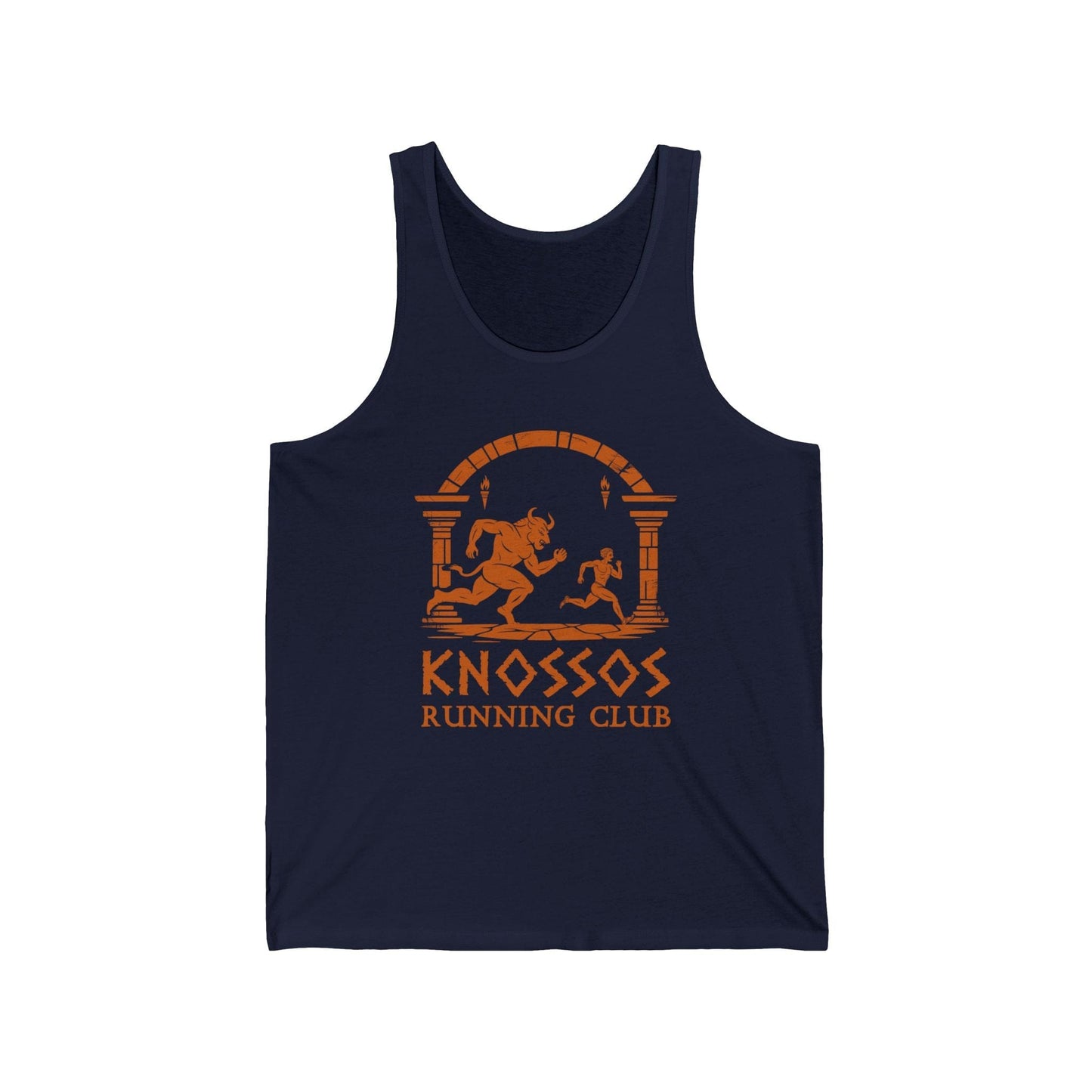 XS / Navy Knossos Running Club Tank Top