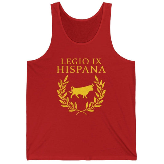 XS / Red Legio IX Hispana - Roman Legion Tank Top
