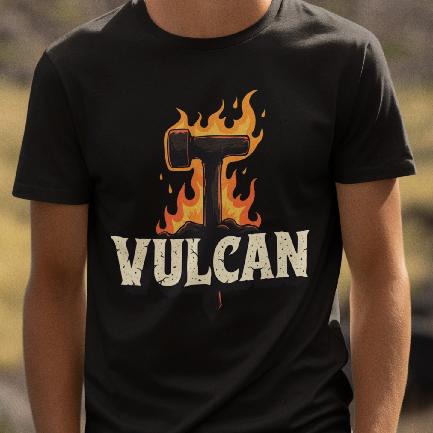 Vulcan Roman God T-Shirt
