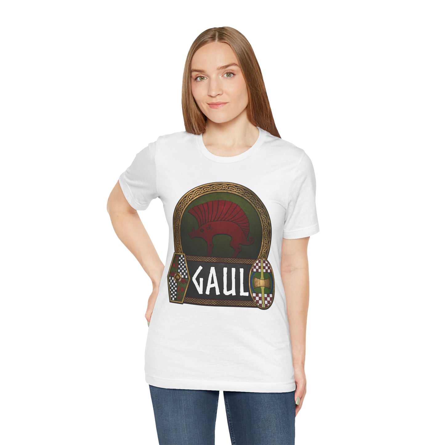 Gaul Ancient Gaelic Boar - Celtic Warrior Shields - Gaelic Heritage T-shirt