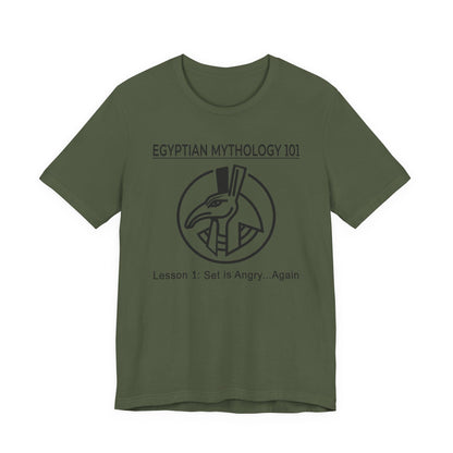 Military Green / S Egyptian Mythology 101 T-Shirt