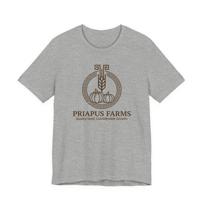 Athletic Heather / S Priapus Farms T-Shirt