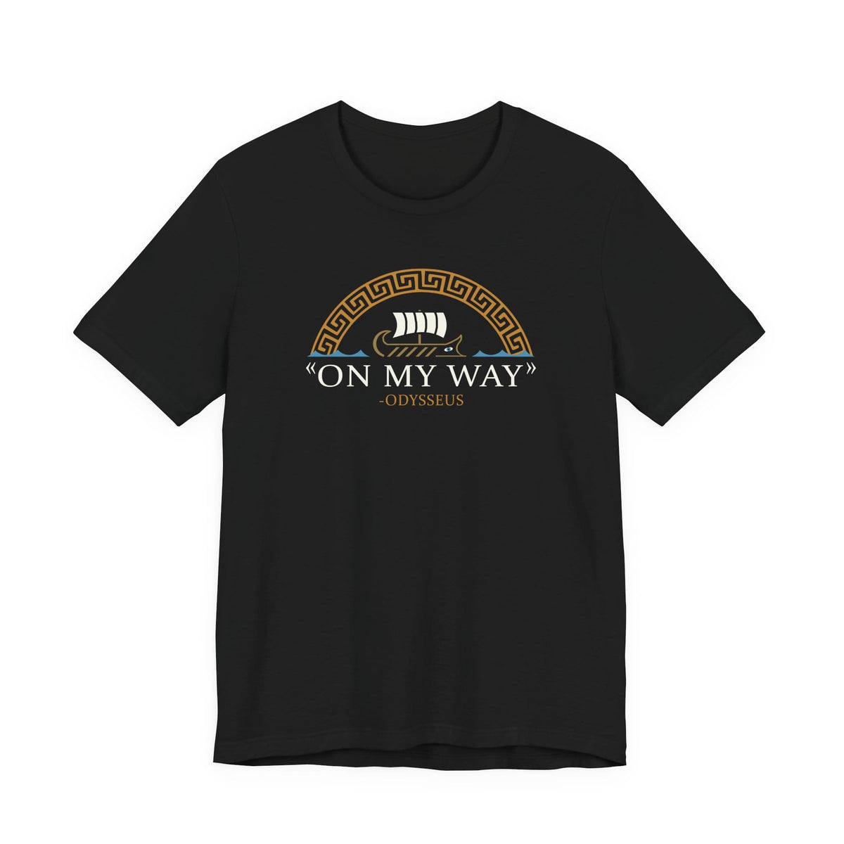 Black / S Odysseus On My Way T-Shirt