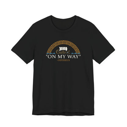 Black / S Odysseus On My Way T-Shirt