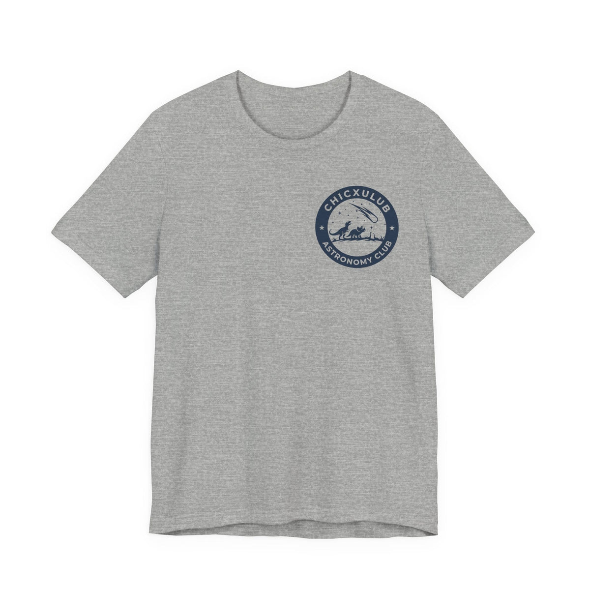 Athletic Heather / S Chicxulub Astronomy Club Double Sided T-Shirt