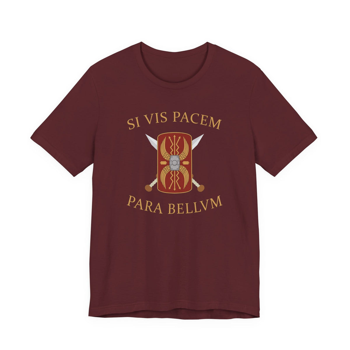 Maroon / S Si Vis Pacem Para Bellum T-Shirt