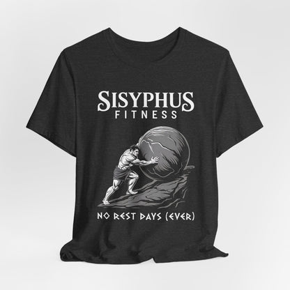 Sisyphus Fitness Funny Greek Mythology T-Shirt