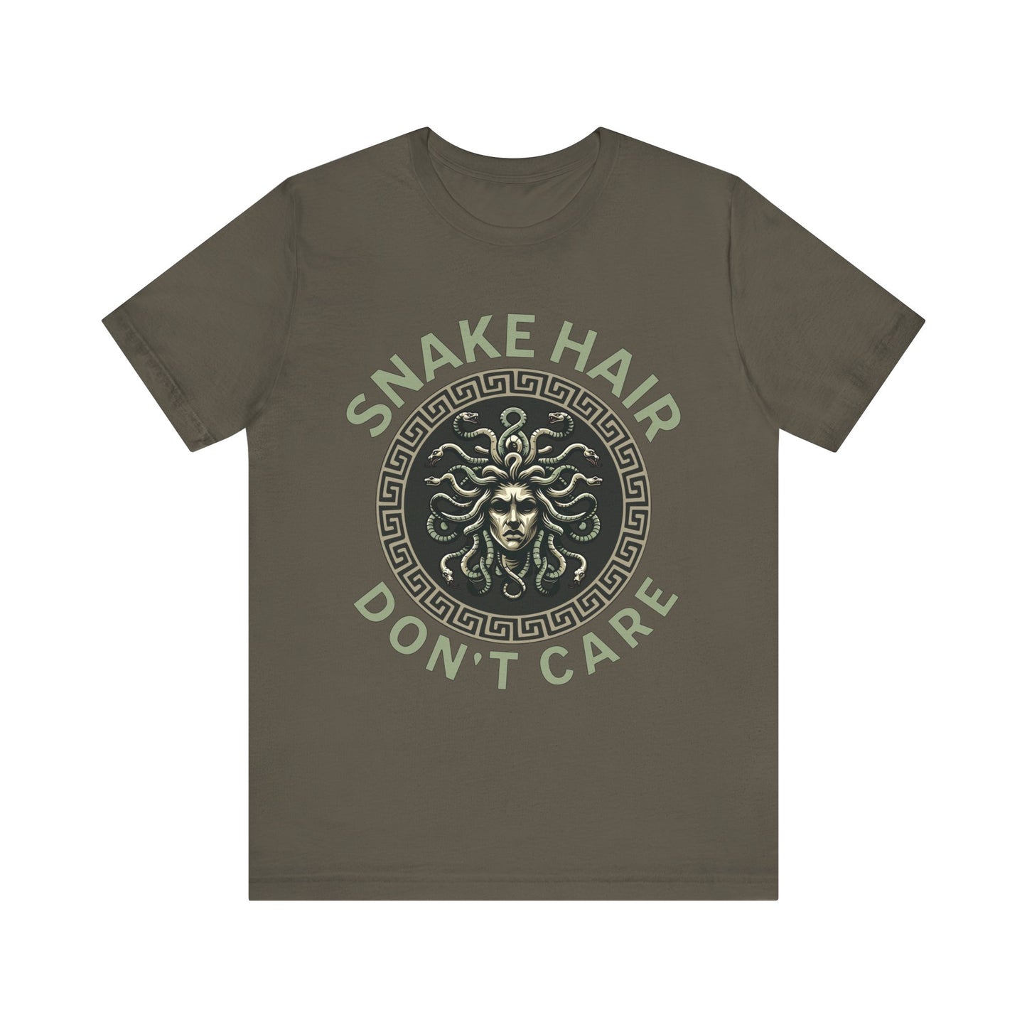 Snake Hair Don't Care Medusa T-Shirt