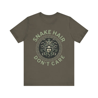 Snake Hair Don't Care Medusa T-Shirt