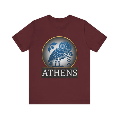 Ancient Athens - Athenian Owl Symbol of Greek Goddess Athena T-shirt
