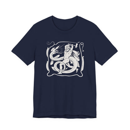 Navy / S Thor vs Jormungandr Ragnarok T-Shirt
