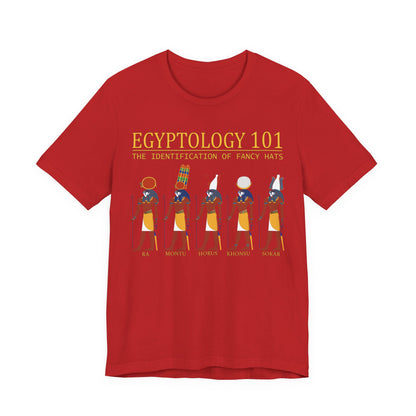 Egyptology 101 Fancy Hats - Funny Egyptian Mythology T-Shirt
