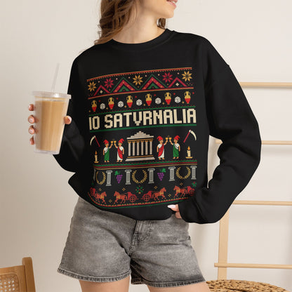 Saturnalia Ugly Christmas Sweatshirt