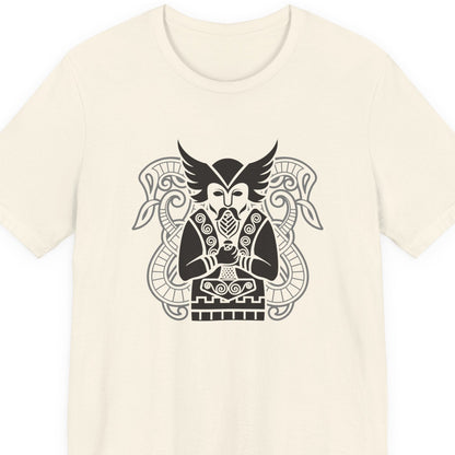 Thor with Mjolnir Norse Mythology T-Shirt