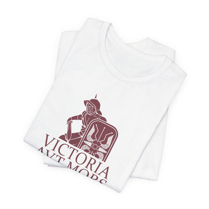 Victory or Death Latin - Gladiator T-Shirt