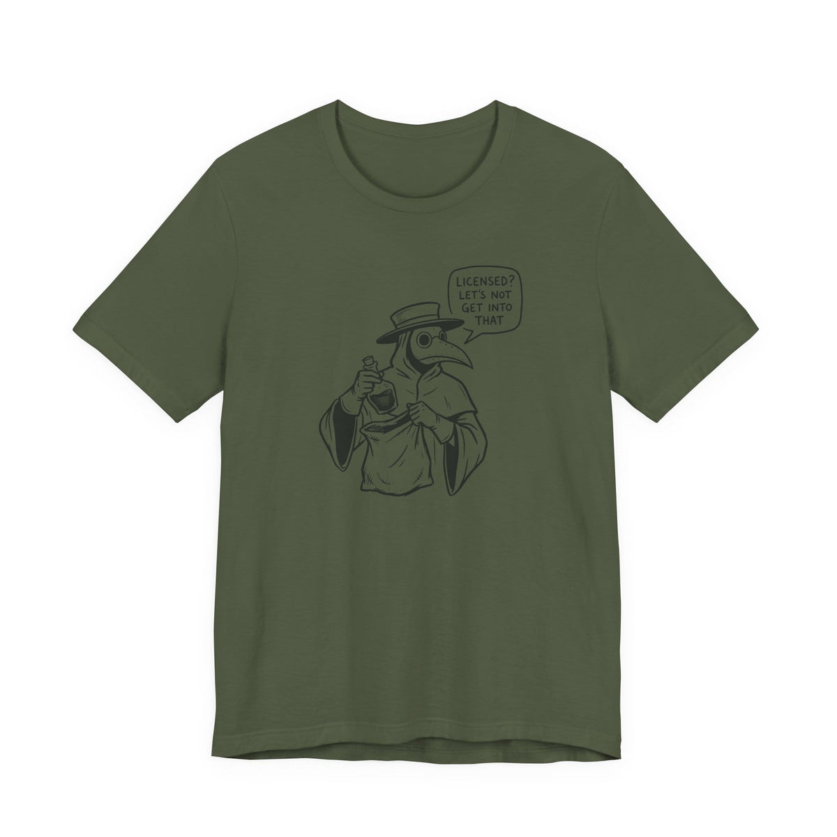 Licensed? Plague Doctor T-Shirt