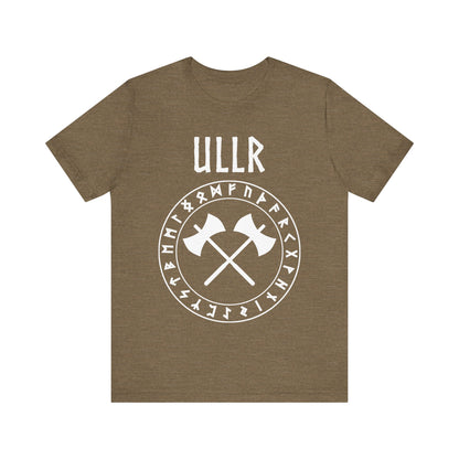 Ullr Norse God with Runes T-shirt