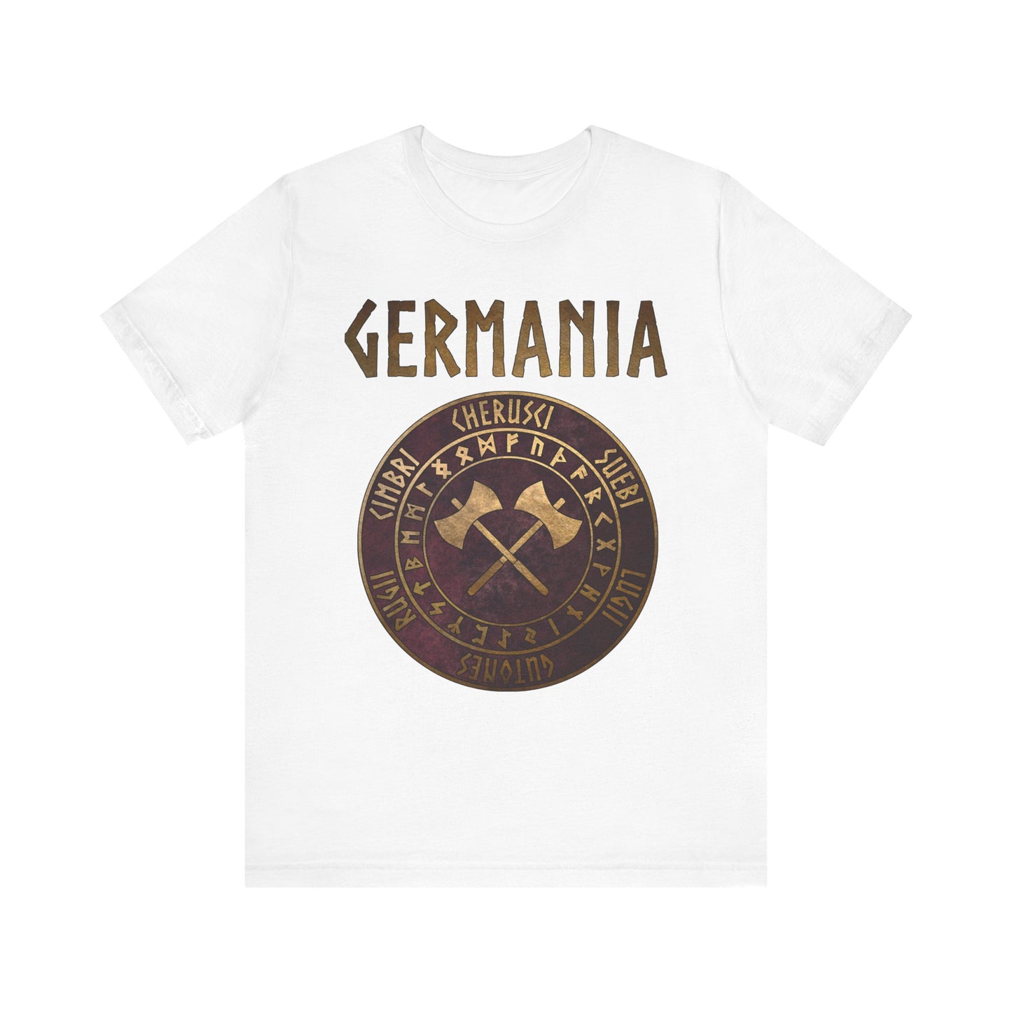 Germania Ancient Germanic Tribes with Runes T-Shirt