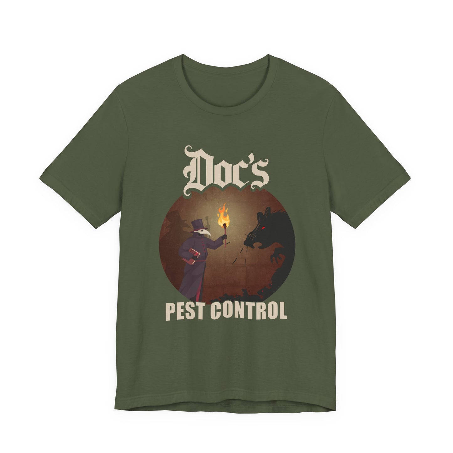 Doc's Pest Control - Black Death T-Shirt