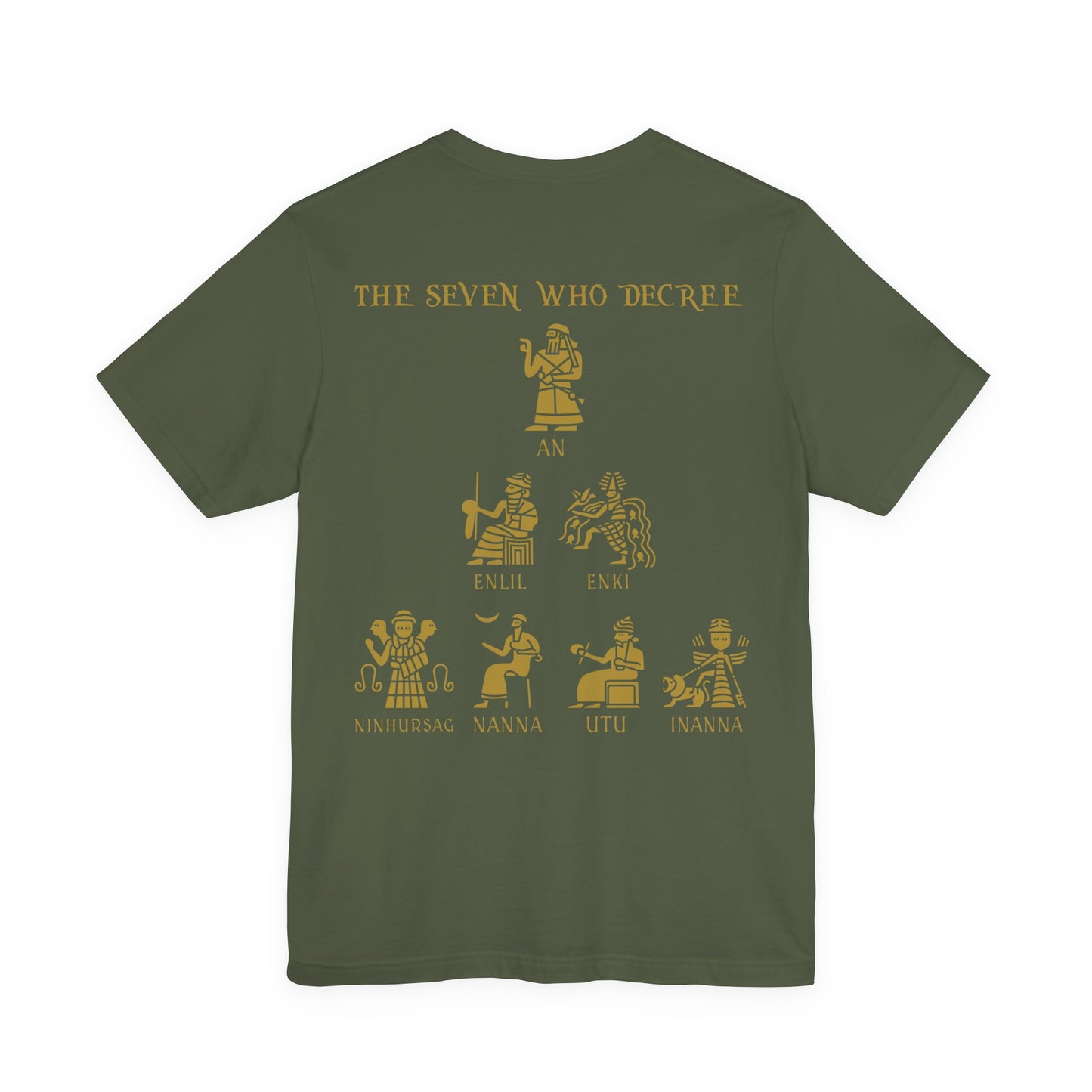 The Seven Who Decree - Mesopotamian Gods T-Shirt