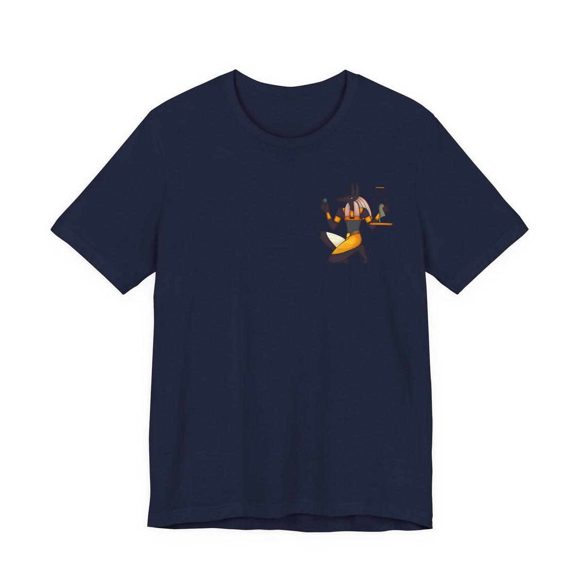 Navy / S Weighing of the Heart - Double Sided T-Shirt