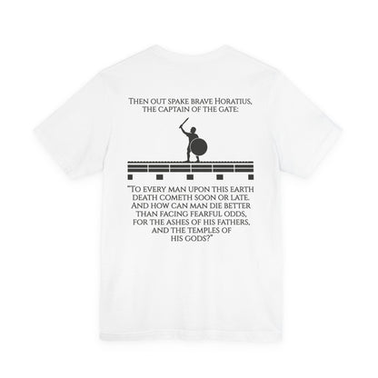 Horatius at the Bridge Double Sided T-Shirt