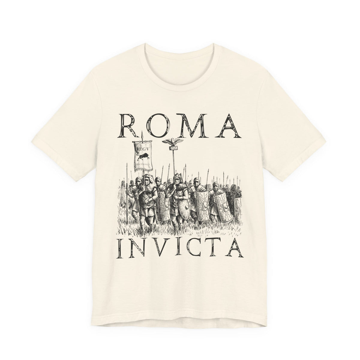 Natural / S Roma Invicta Legion March T-Shirt