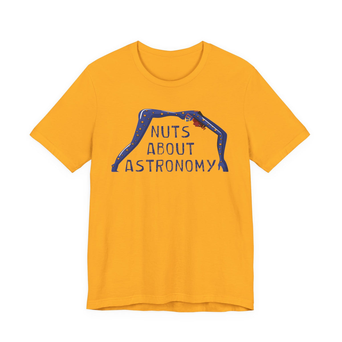 Gold / S Nuts About Astronomy T-Shirt