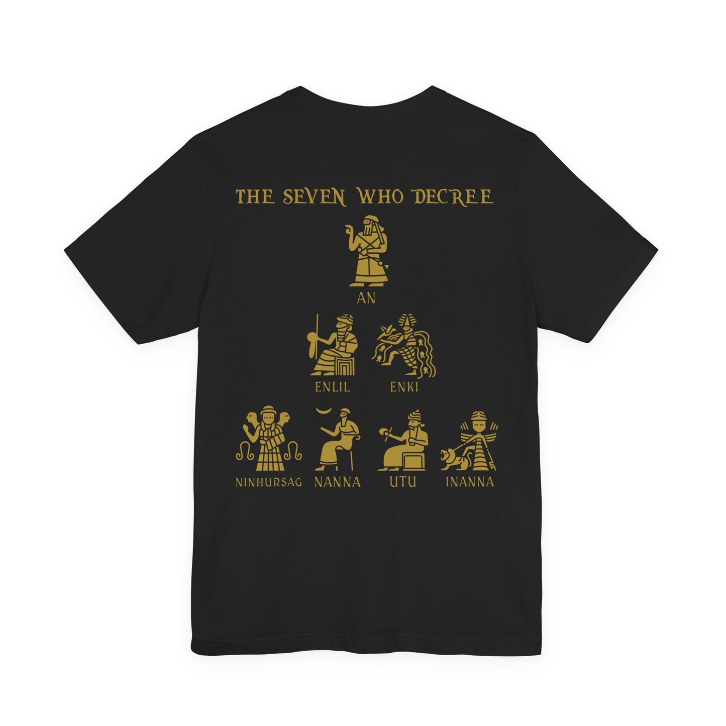 The Seven Who Decree - Mesopotamian Gods T-Shirt