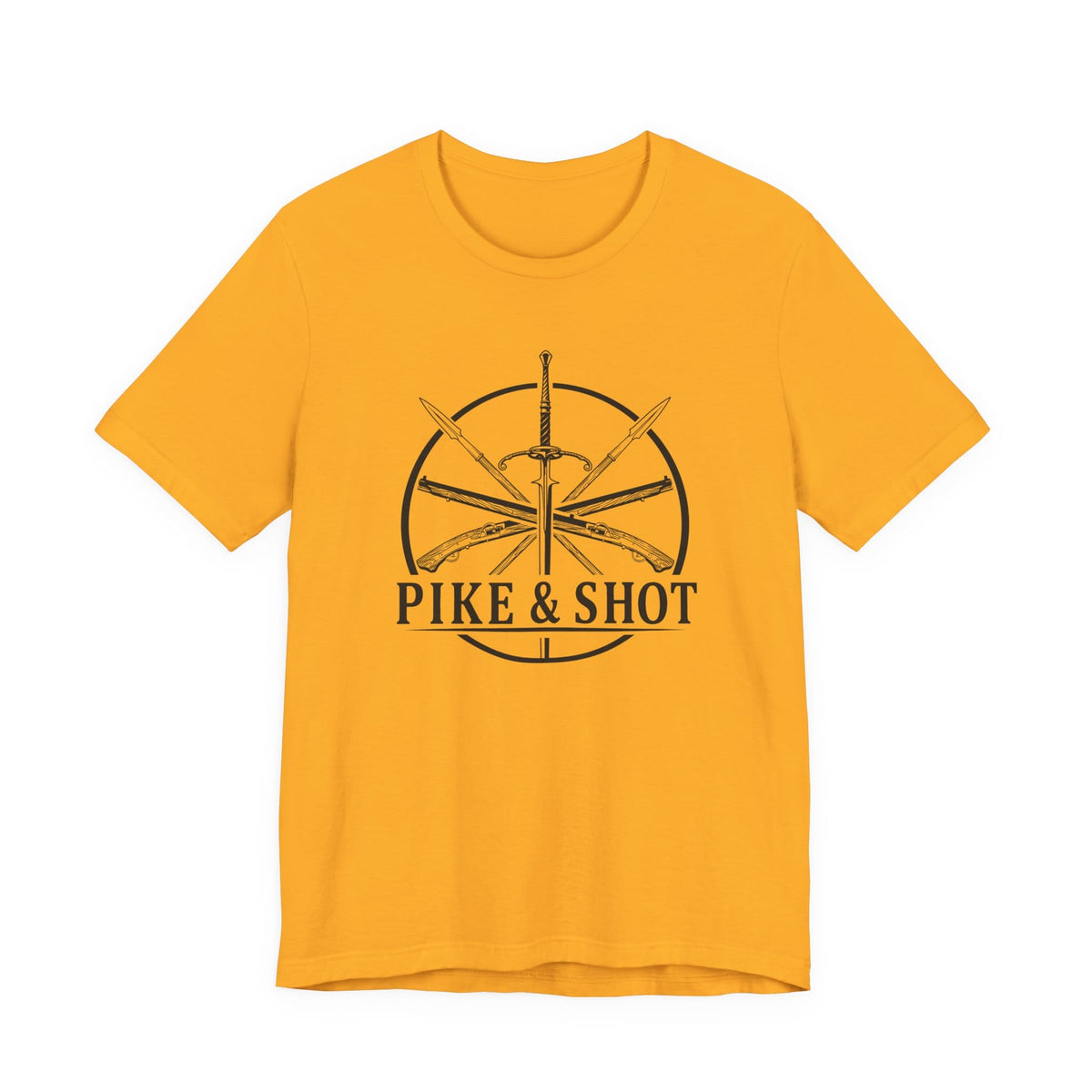 Gold / S Pike and Shot T-Shirt