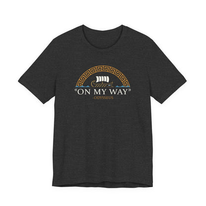 Dark Grey Heather / S Odysseus On My Way T-Shirt