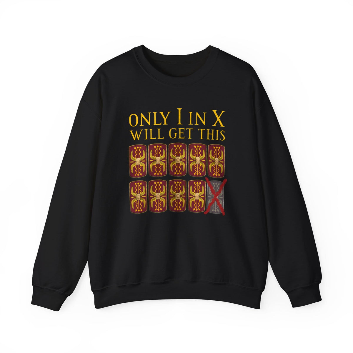 Black / S Decimation Pun Sweatshirt