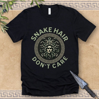 Snake Hair Don't Care Medusa T-Shirt
