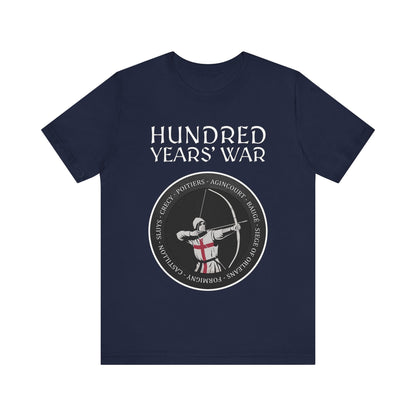 Hundred Years' War Battles Longbowman T-Shirt