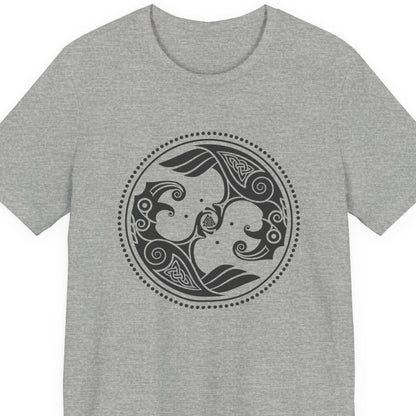 Huginn and Muninn Ravens of Odin - Norse Mythology T-Shirt