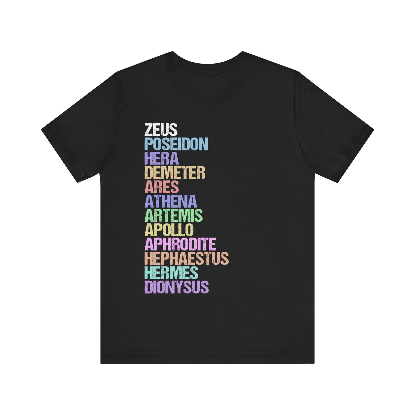 The Twelve Olympians - Greek Gods and Goddesses T-Shirt
