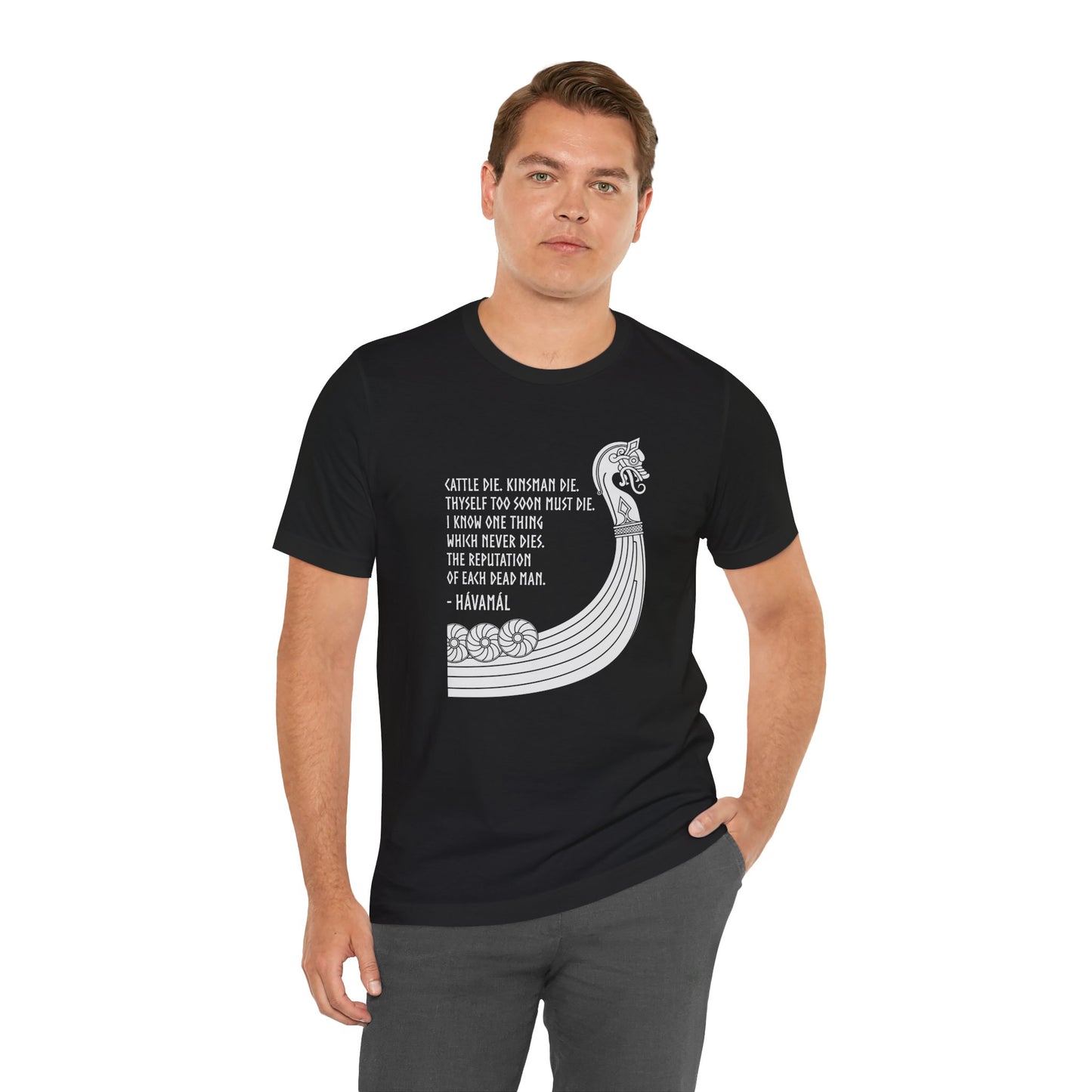 Hávamál Quote Norse Mythology T-Shirt