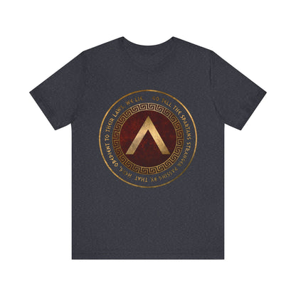Sparta Battle of Thermopylae Epitaph T-Shirt