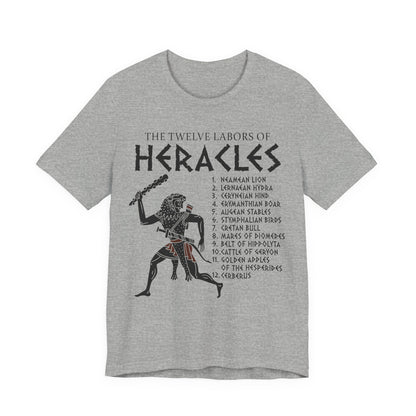 Heracles 12 Labors Greek Mythology T-Shirt