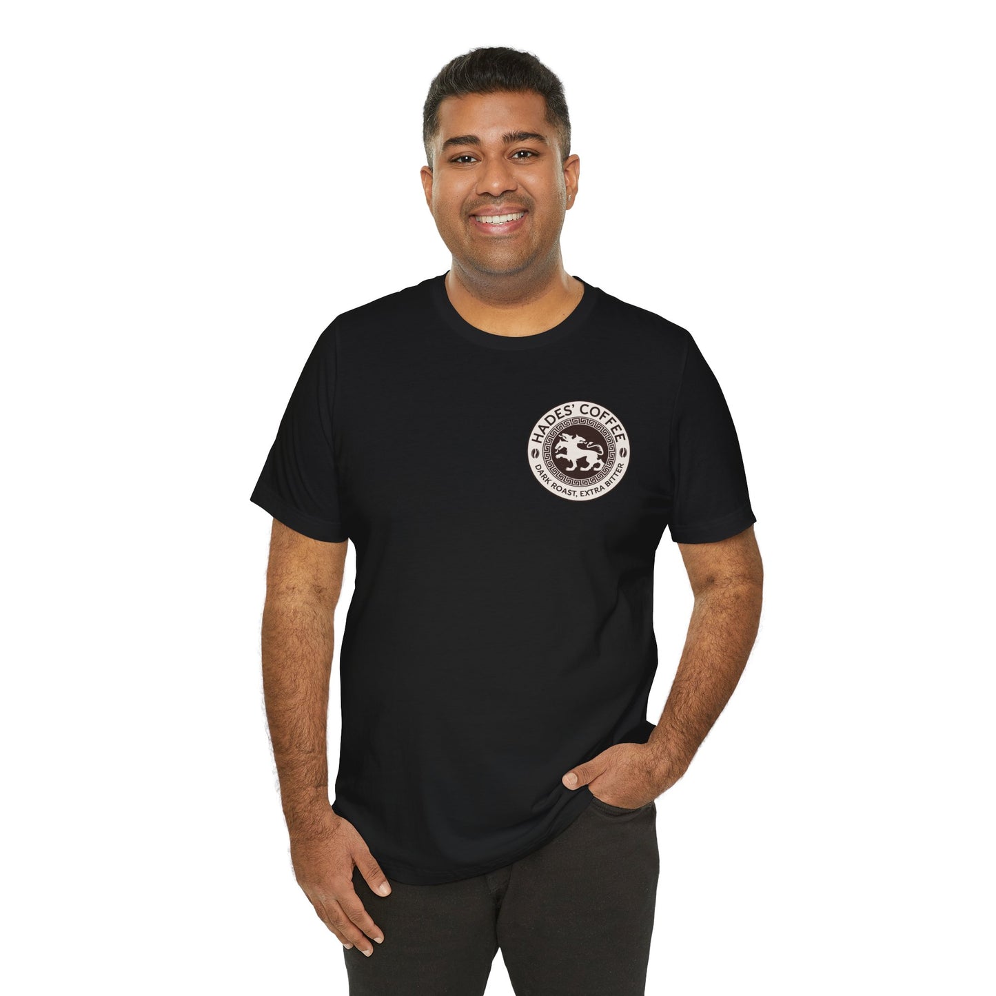 Hades Coffee - Funny Greek Mythology Double Sided T-Shirt