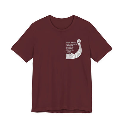 Hávamál Quote Double Sided T-Shirt