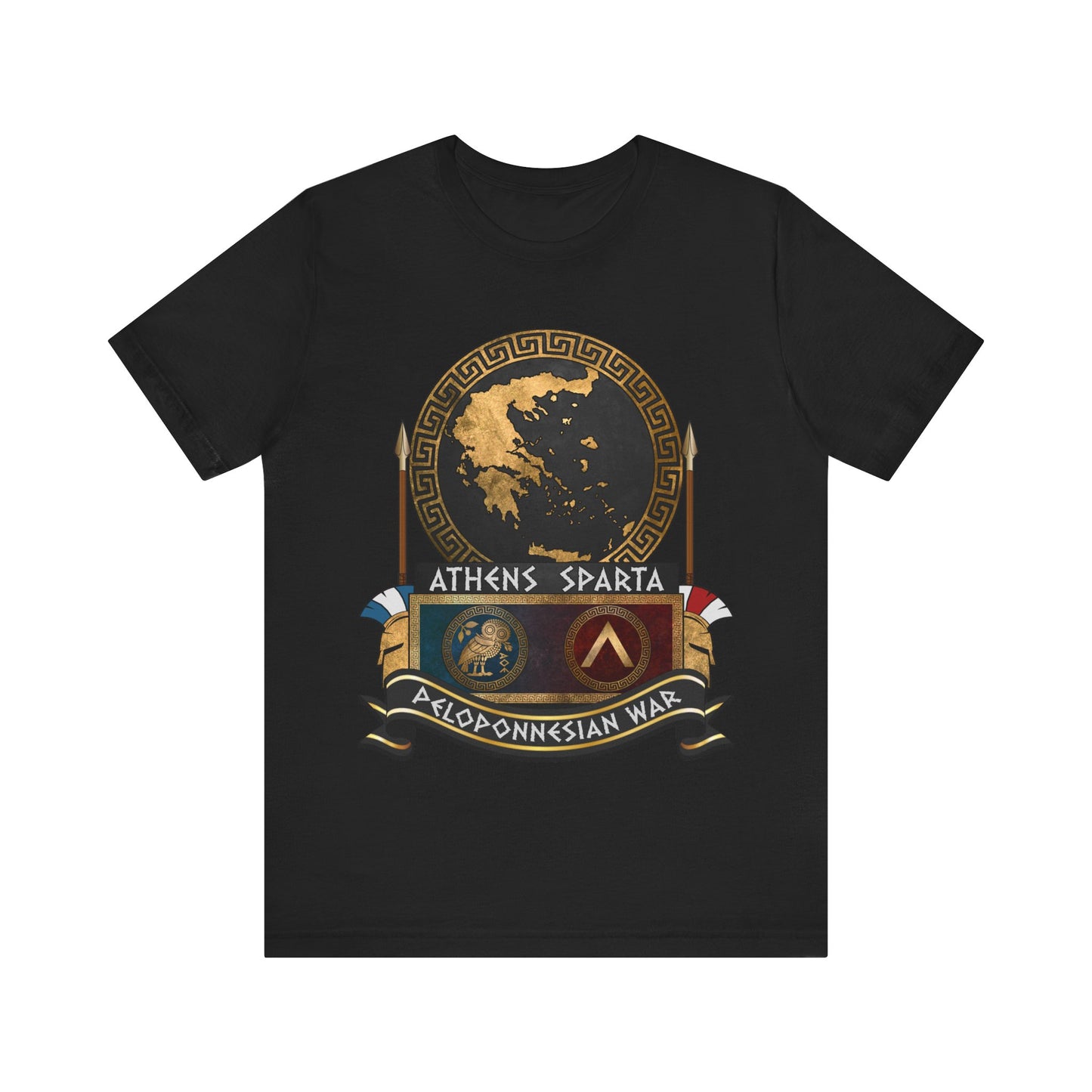 Peloponnesian War Athens vs Sparta T-Shirt