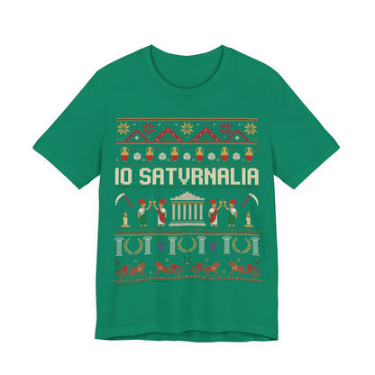 Kelly Green / S Saturnalia Ugly Christmas T-Shirt