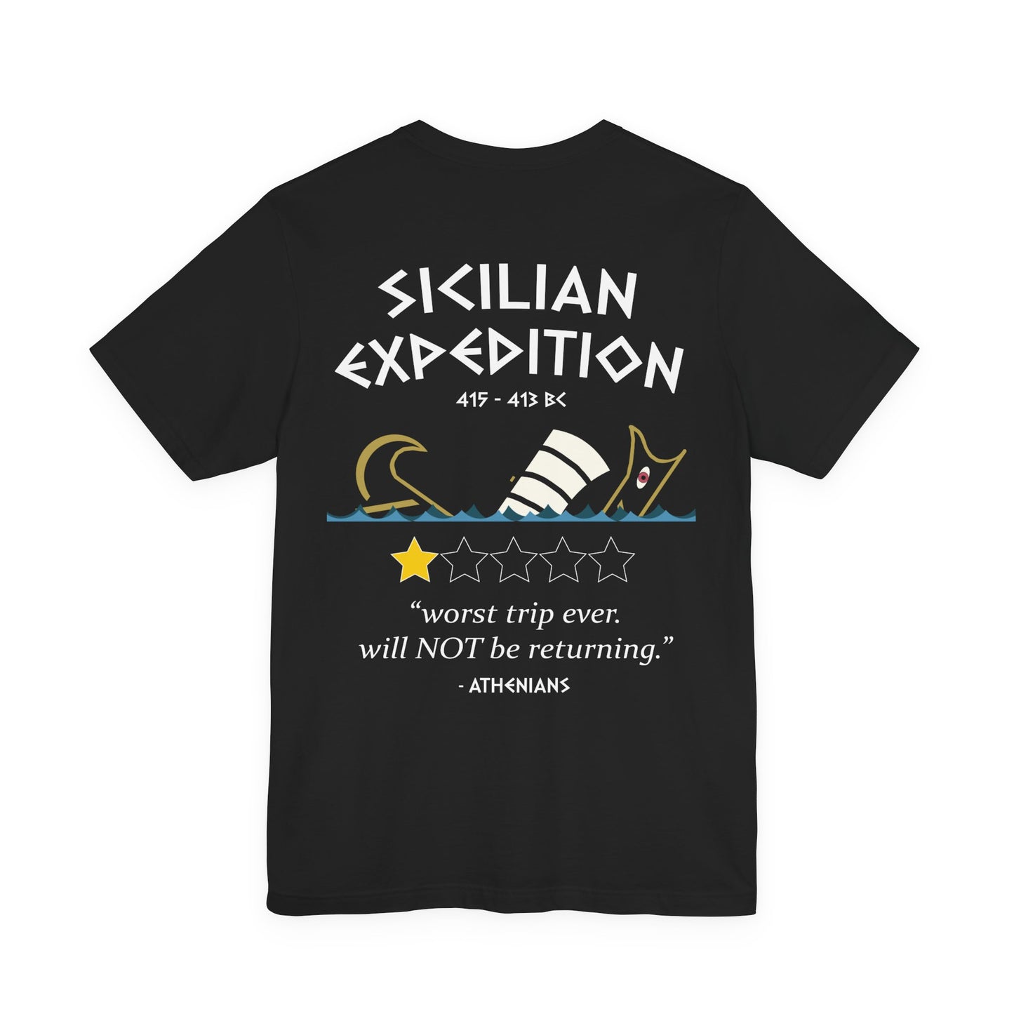 Athens Sicilian Expedition Double Sided T-Shirt