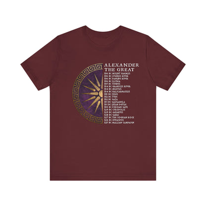 Alexander the Great Battles - Ancient Macedon T-Shirt