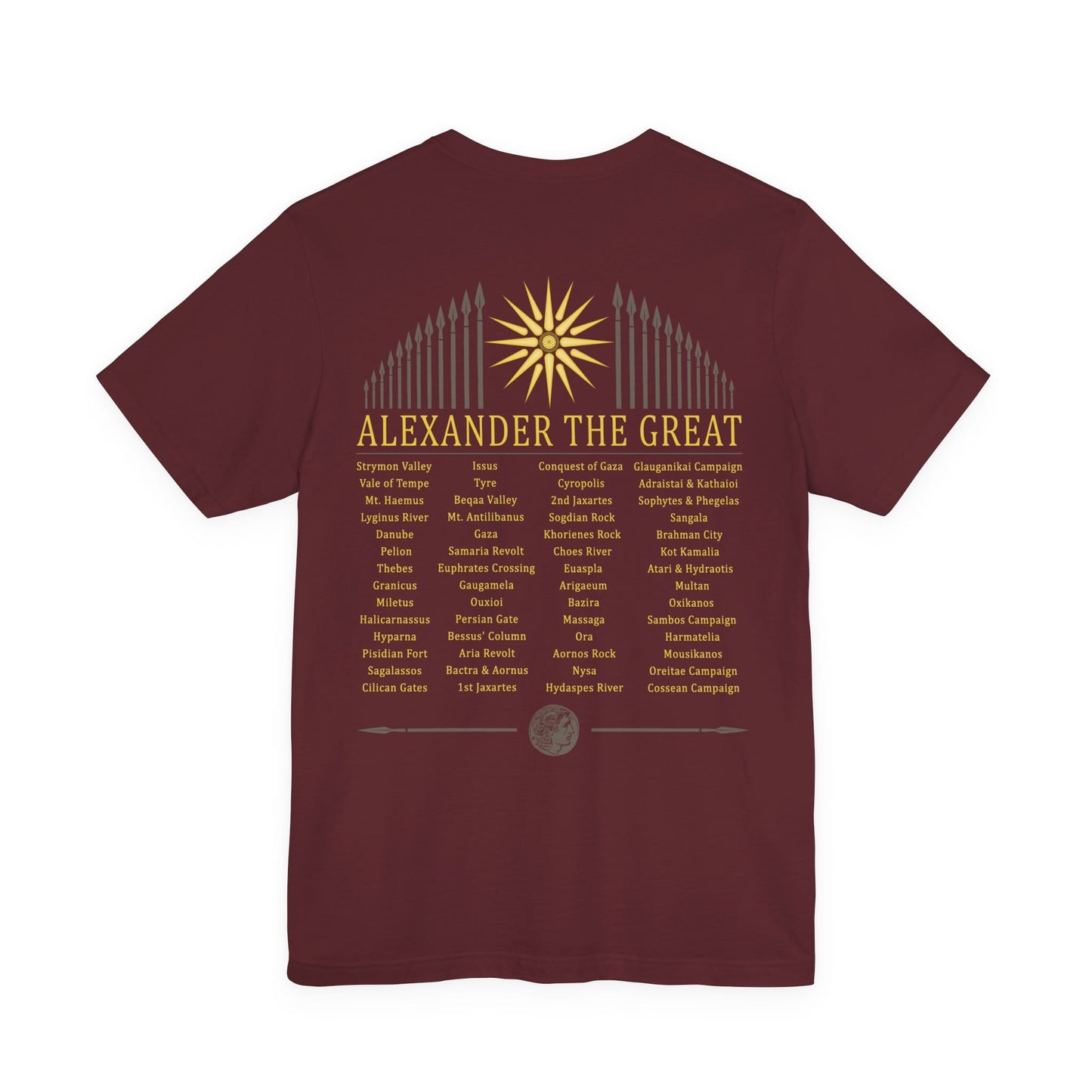 Alexander the Great Campaigns T-Shirt