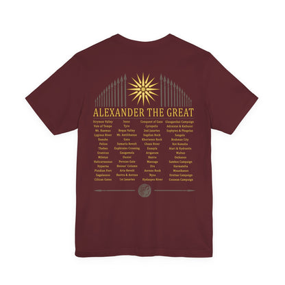 Alexander the Great Campaigns T-Shirt
